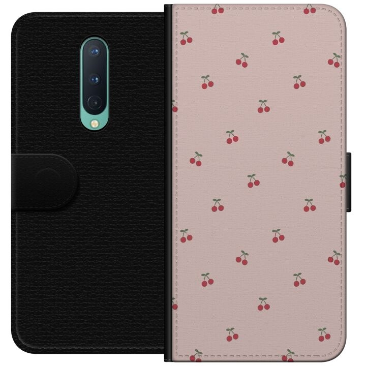 Portemonnee-hoesje voor OnePlus 8 met Kersen ontwerp in de groep SMARTPHONE & TABLETS / Mobielbescherming / OnePlus bij TP E-commerce Nordic AB (A56805)