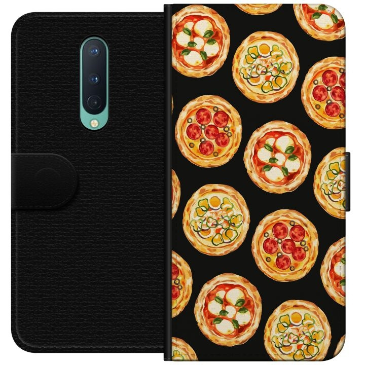 Portemonnee-hoesje voor OnePlus 8 met Pizza ontwerp in de groep SMARTPHONE & TABLETS / Mobielbescherming / OnePlus bij TP E-commerce Nordic AB (A56811)