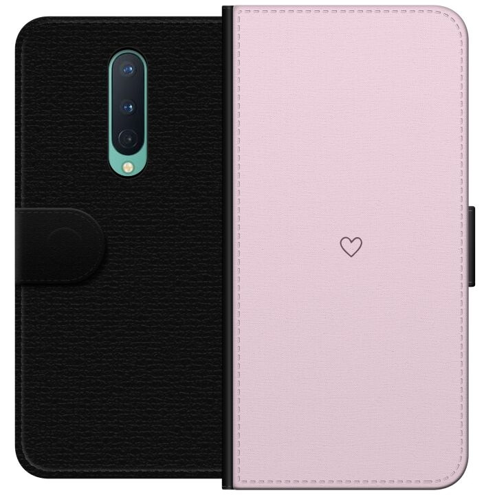 Portemonnee-hoesje voor OnePlus 8 met Hart ontwerp in de groep SMARTPHONE & TABLETS / Mobielbescherming / OnePlus bij TP E-commerce Nordic AB (A56817)