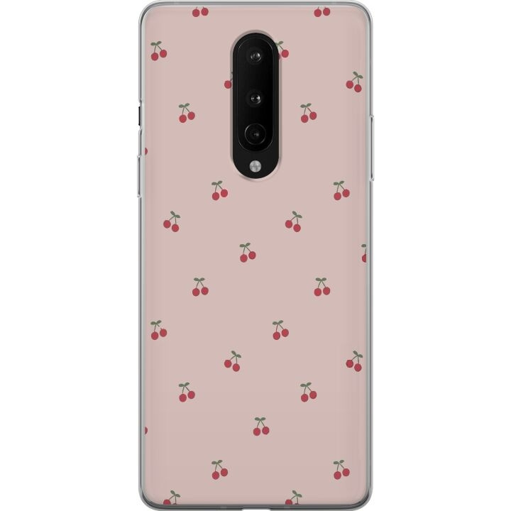 Mobiele hoes voor OnePlus 8 met Kersen ontwerp in de groep SMARTPHONE & TABLETS / Mobielbescherming / OnePlus bij TP E-commerce Nordic AB (A56832)