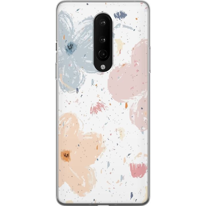 Mobiele hoes voor OnePlus 8 met Bloemen ontwerp in de groep SMARTPHONE & TABLETS / Mobielbescherming / OnePlus bij TP E-commerce Nordic AB (A56837)