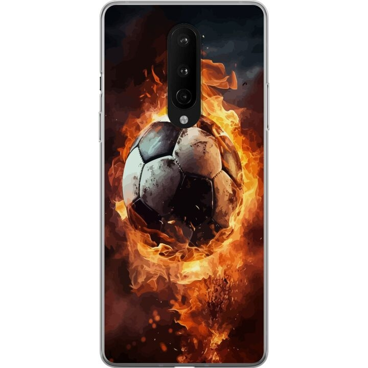 Mobiele hoes voor OnePlus 8 met Voetbal ontwerp in de groep SMARTPHONE & TABLETS / Mobielbescherming / OnePlus bij TP E-commerce Nordic AB (A56846)