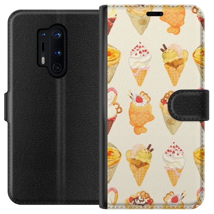 Portemonnee-hoesje voor OnePlus 8 Pro met Glasachtig ontwerp in de groep SMARTPHONE & TABLETS / Mobielbescherming / OnePlus bij TP E-commerce Nordic AB (A56863)