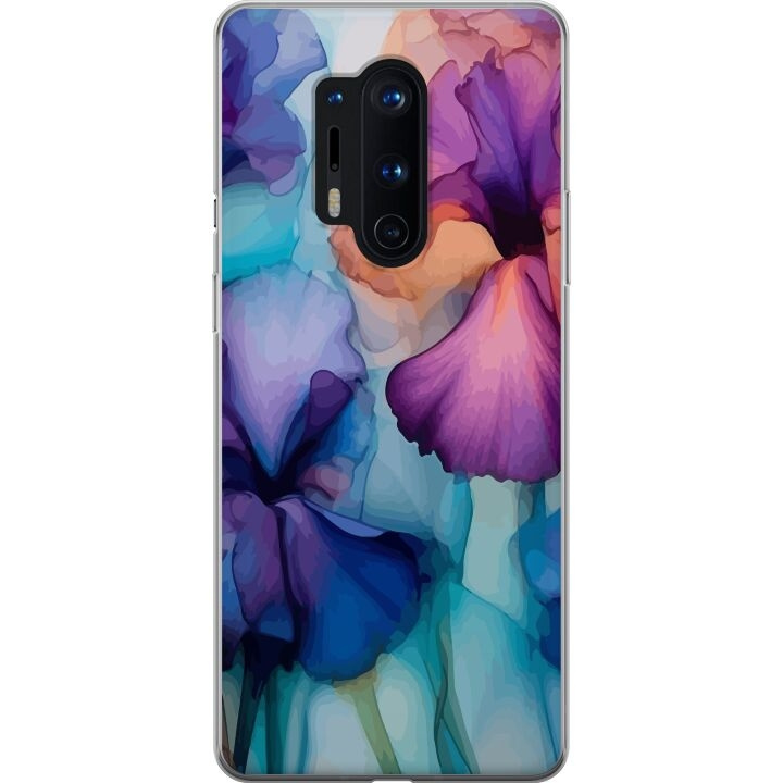 Mobiele hoes voor OnePlus 8 Pro met Magische bloemen ontwerp in de groep SMARTPHONE & TABLETS / Mobielbescherming / OnePlus bij TP E-commerce Nordic AB (A56882)