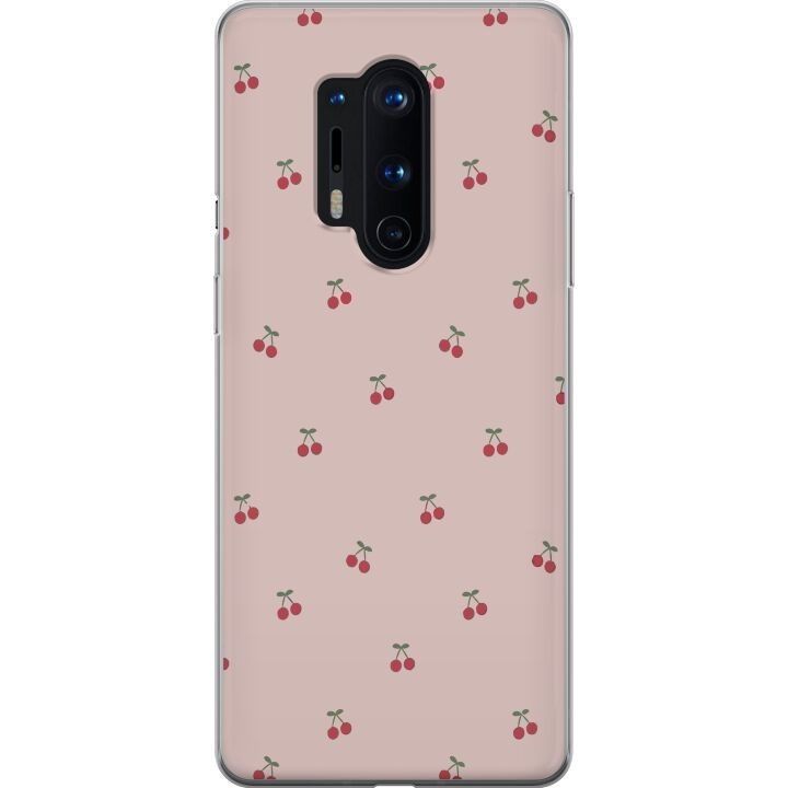 Mobiele hoes voor OnePlus 8 Pro met Kersen ontwerp in de groep SMARTPHONE & TABLETS / Mobielbescherming / OnePlus bij TP E-commerce Nordic AB (A56886)