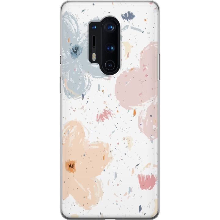 Mobiele hoes voor OnePlus 8 Pro met Bloemen ontwerp in de groep SMARTPHONE & TABLETS / Mobielbescherming / OnePlus bij TP E-commerce Nordic AB (A56891)