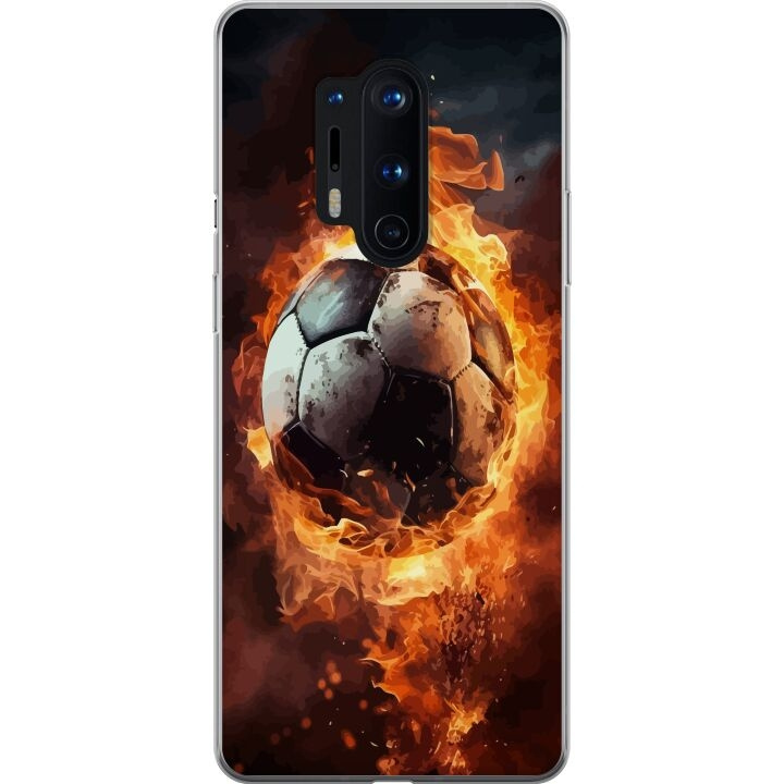 Mobiele hoes voor OnePlus 8 Pro met Voetbal ontwerp in de groep SMARTPHONE & TABLETS / Mobielbescherming / OnePlus bij TP E-commerce Nordic AB (A56900)