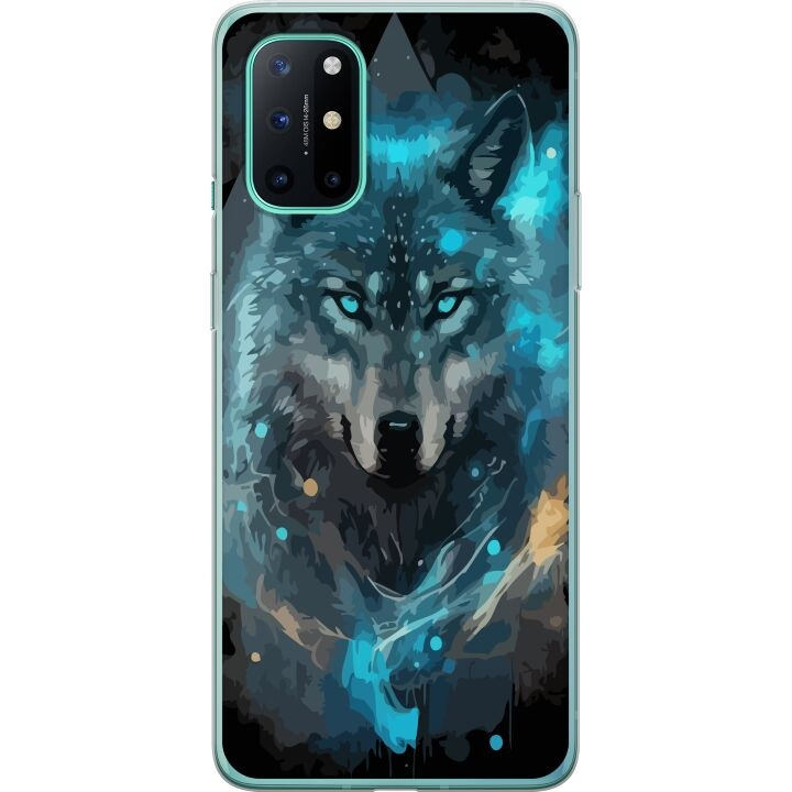 Mobiele hoes voor OnePlus 8T met Wolf ontwerp in de groep SMARTPHONE & TABLETS / Mobielbescherming / OnePlus bij TP E-commerce Nordic AB (A56938)