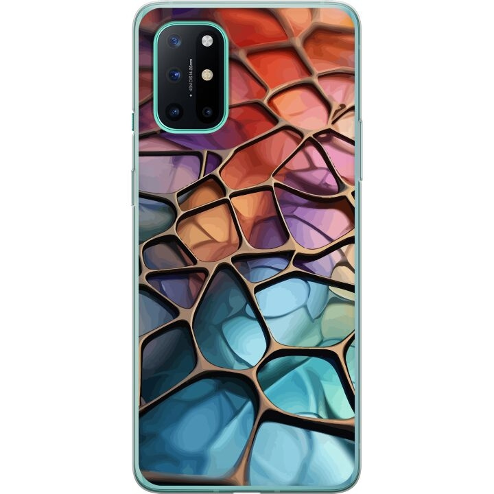 Mobiele hoes voor OnePlus 8T met Metallic patroon ontwerp in de groep SMARTPHONE & TABLETS / Mobielbescherming / OnePlus bij TP E-commerce Nordic AB (A56943)