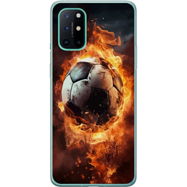 Mobiele hoes voor OnePlus 8T met Voetbal ontwerp in de groep SMARTPHONE & TABLETS / Mobielbescherming / OnePlus bij TP E-commerce Nordic AB (A56954)