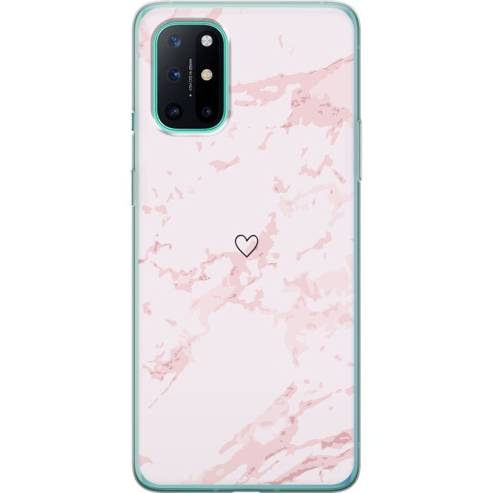 Mobiele hoes voor OnePlus 8T met Roze Hart ontwerp in de groep SMARTPHONE & TABLETS / Mobielbescherming / OnePlus bij TP E-commerce Nordic AB (A56956)