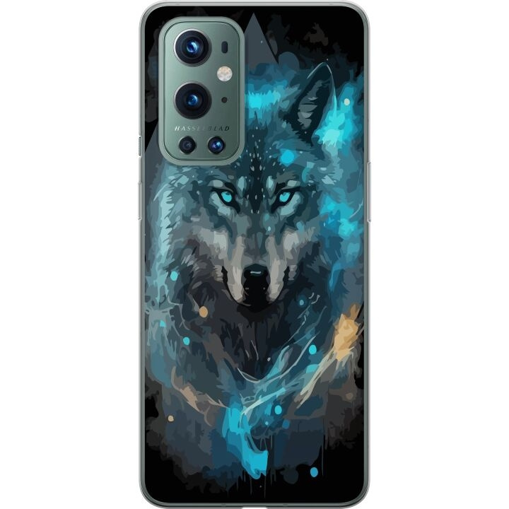 Mobiele hoes voor OnePlus 9 Pro met Wolf ontwerp in de groep SMARTPHONE & TABLETS / Mobielbescherming / OnePlus bij TP E-commerce Nordic AB (A57046)