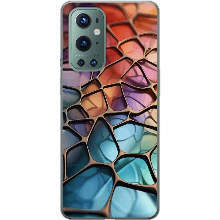 Mobiele hoes voor OnePlus 9 Pro met Metallic patroon ontwerp in de groep SMARTPHONE & TABLETS / Mobielbescherming / OnePlus bij TP E-commerce Nordic AB (A57051)