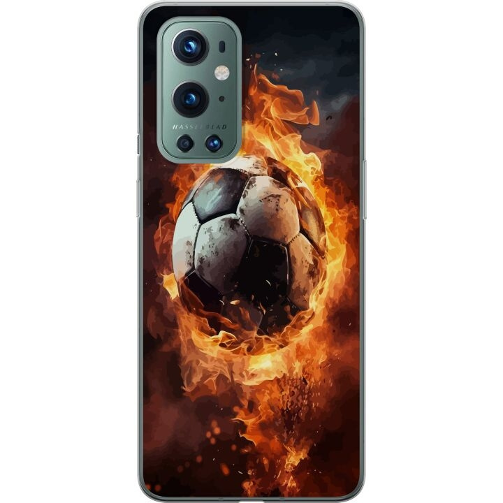 Mobiele hoes voor OnePlus 9 Pro met Voetbal ontwerp in de groep SMARTPHONE & TABLETS / Mobielbescherming / OnePlus bij TP E-commerce Nordic AB (A57062)