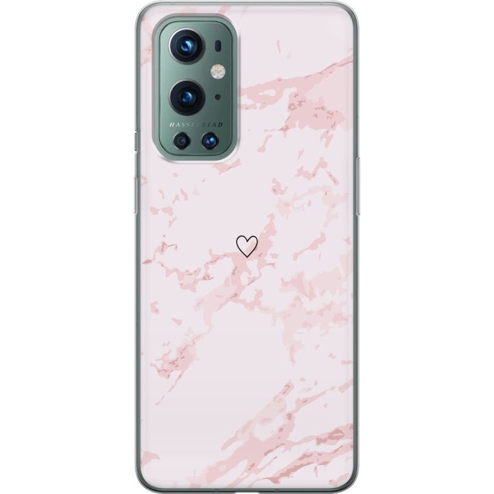 Mobiele hoes voor OnePlus 9 Pro met Roze Hart ontwerp in de groep SMARTPHONE & TABLETS / Mobielbescherming / OnePlus bij TP E-commerce Nordic AB (A57064)