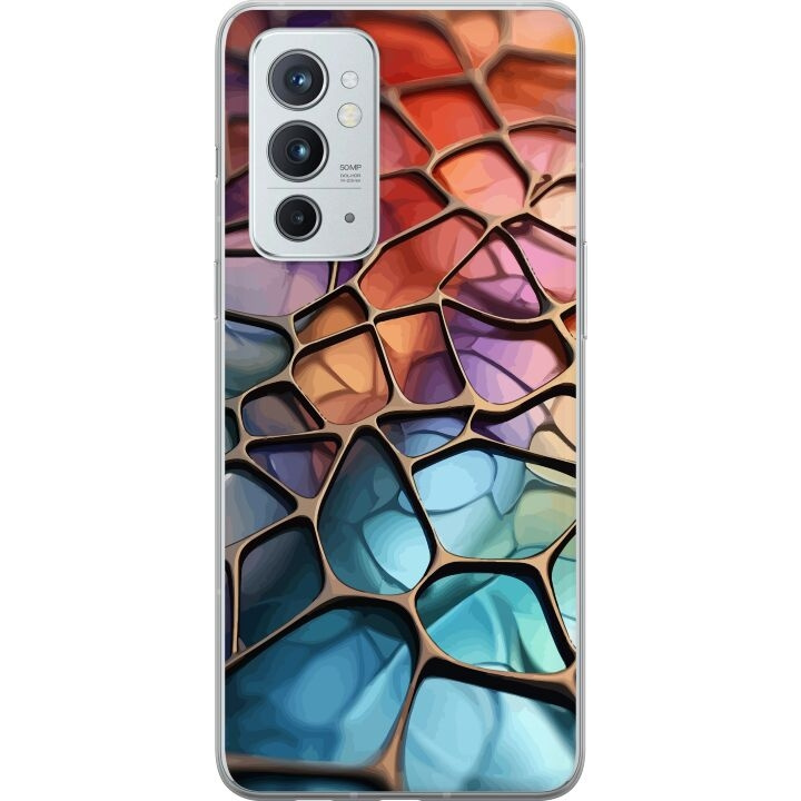 Mobiele hoes voor OnePlus 9RT 5G met Metallic patroon ontwerp in de groep SMARTPHONE & TABLETS / Mobielbescherming / OnePlus bij TP E-commerce Nordic AB (A57078)