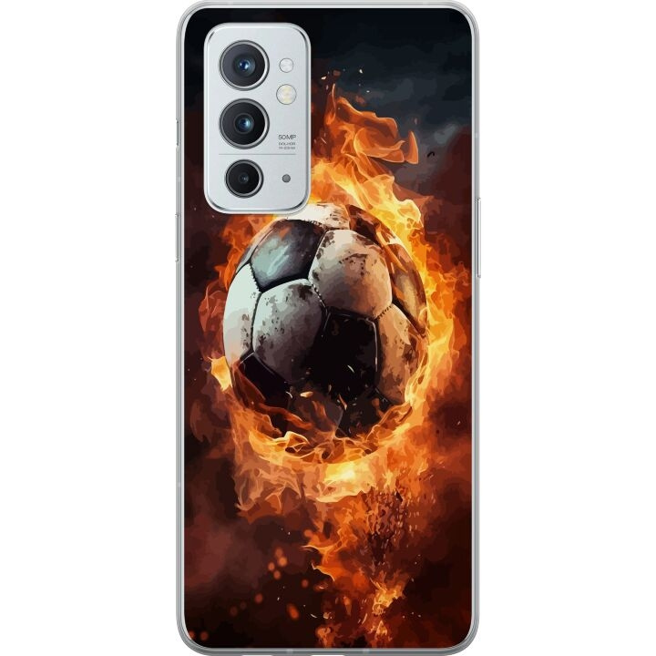 Mobiele hoes voor OnePlus 9RT 5G met Voetbal ontwerp in de groep SMARTPHONE & TABLETS / Mobielbescherming / OnePlus bij TP E-commerce Nordic AB (A57089)