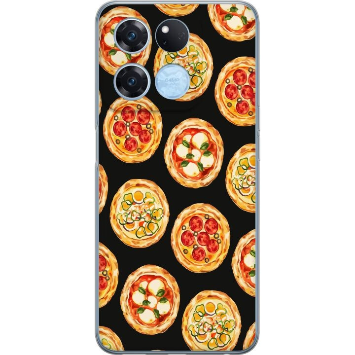 Mobiele hoes voor OnePlus Ace Racing met Pizza ontwerp in de groep SMARTPHONE & TABLETS / Mobielbescherming / OnePlus bij TP E-commerce Nordic AB (A57135)