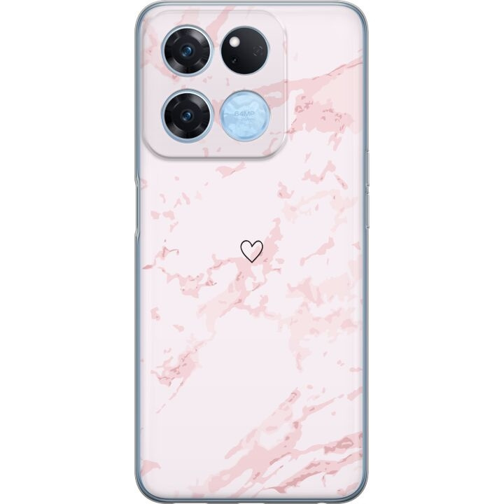 Mobiele hoes voor OnePlus Ace Racing met Roze Hart ontwerp in de groep SMARTPHONE & TABLETS / Mobielbescherming / OnePlus bij TP E-commerce Nordic AB (A57145)