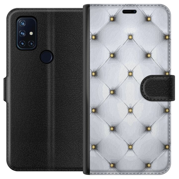 Portemonnee-hoesje voor OnePlus Nord N10 5G met Luxe ontwerp in de groep SMARTPHONE & TABLETS / Mobielbescherming / OnePlus bij TP E-commerce Nordic AB (A57217)