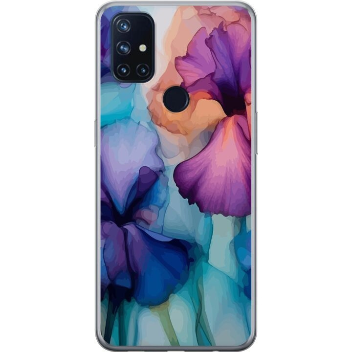 Mobiele hoes voor OnePlus Nord N10 5G met Magische bloemen ontwerp in de groep SMARTPHONE & TABLETS / Mobielbescherming / OnePlus bij TP E-commerce Nordic AB (A57233)