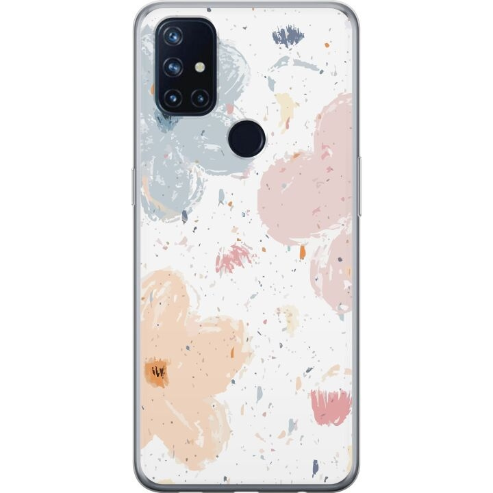 Mobiele hoes voor OnePlus Nord N10 5G met Bloemen ontwerp in de groep SMARTPHONE & TABLETS / Mobielbescherming / OnePlus bij TP E-commerce Nordic AB (A57242)