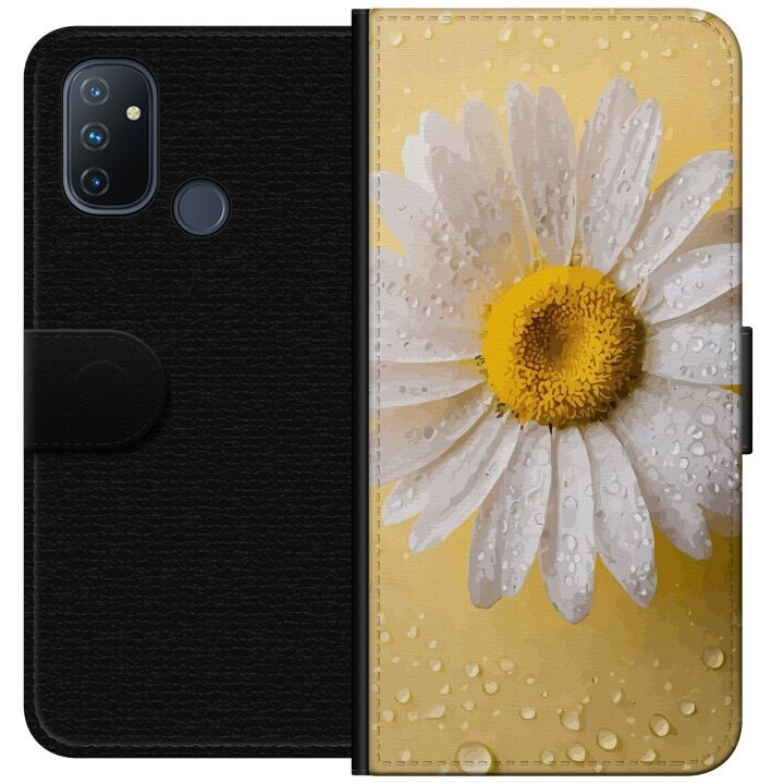 Portemonnee-hoesje voor OnePlus Nord N100 met Porseleinbloem ontwerp in de groep SMARTPHONE & TABLETS / Mobielbescherming / OnePlus bij TP E-commerce Nordic AB (A57257)