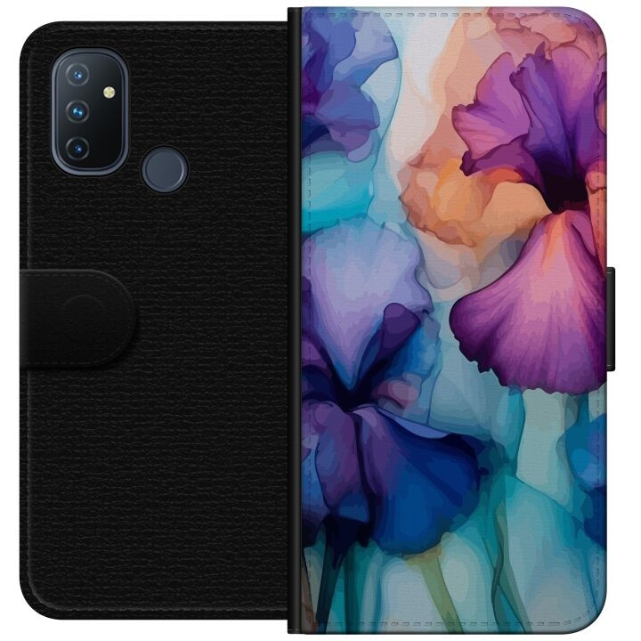 Portemonnee-hoesje voor OnePlus Nord N100 met Magische bloemen ontwerp in de groep SMARTPHONE & TABLETS / Mobielbescherming / OnePlus bij TP E-commerce Nordic AB (A57260)