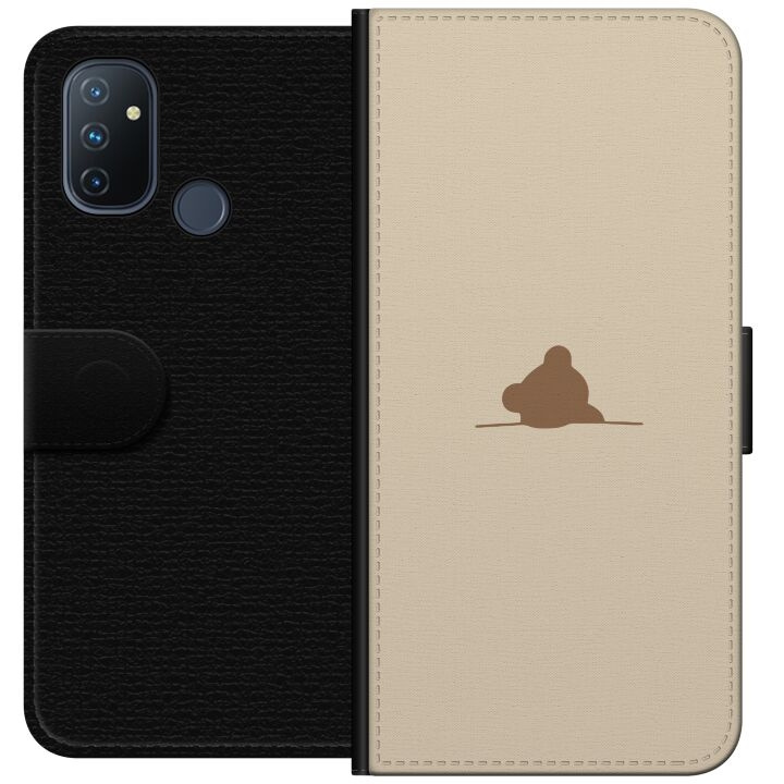 Portemonnee-hoesje voor OnePlus Nord N100 met Nalle ontwerp in de groep SMARTPHONE & TABLETS / Mobielbescherming / OnePlus bij TP E-commerce Nordic AB (A57277)