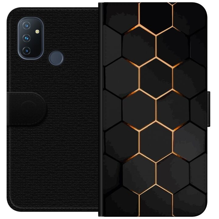 Portemonnee-hoesje voor OnePlus Nord N100 met Luxe Patroon ontwerp in de groep SMARTPHONE & TABLETS / Mobielbescherming / OnePlus bij TP E-commerce Nordic AB (A57282)