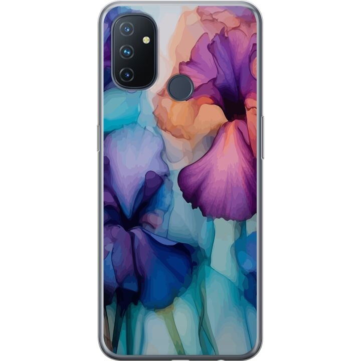 Mobiele hoes voor OnePlus Nord N100 met Magische bloemen ontwerp in de groep SMARTPHONE & TABLETS / Mobielbescherming / OnePlus bij TP E-commerce Nordic AB (A57287)