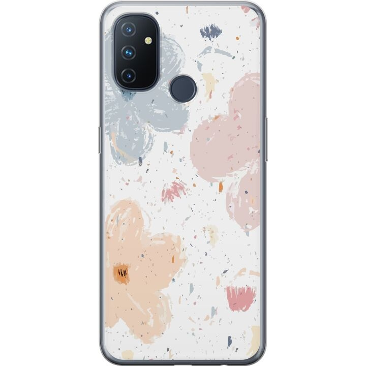 Mobiele hoes voor OnePlus Nord N100 met Bloemen ontwerp in de groep SMARTPHONE & TABLETS / Mobielbescherming / OnePlus bij TP E-commerce Nordic AB (A57296)