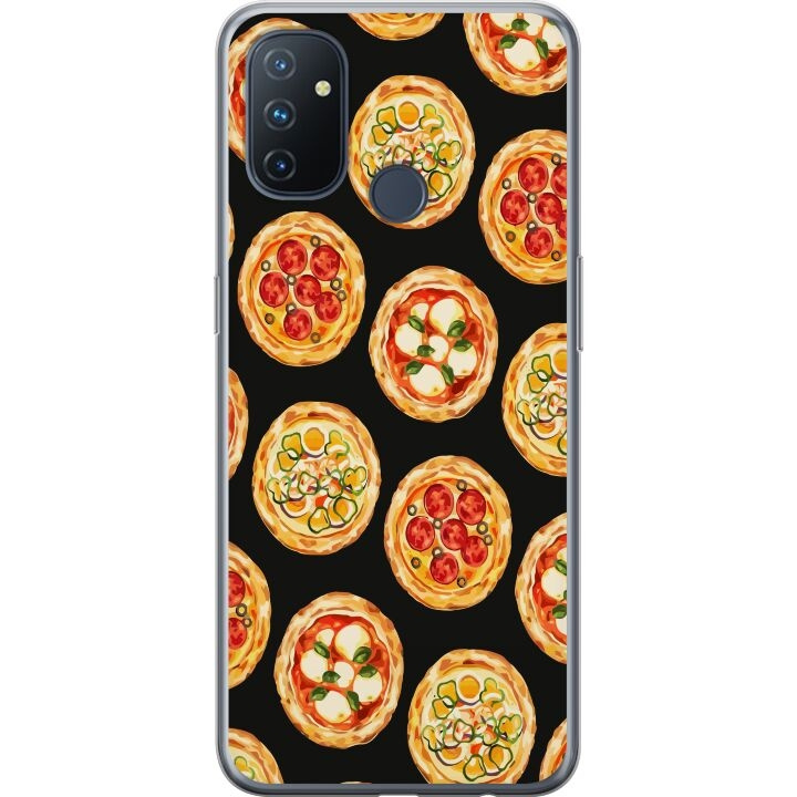 Mobiele hoes voor OnePlus Nord N100 met Pizza ontwerp in de groep SMARTPHONE & TABLETS / Mobielbescherming / OnePlus bij TP E-commerce Nordic AB (A57297)