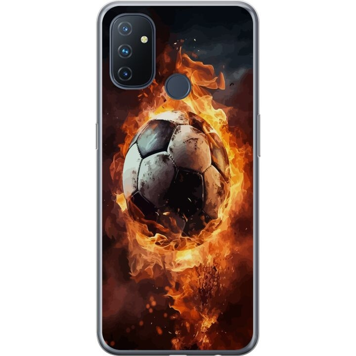 Mobiele hoes voor OnePlus Nord N100 met Voetbal ontwerp in de groep SMARTPHONE & TABLETS / Mobielbescherming / OnePlus bij TP E-commerce Nordic AB (A57305)