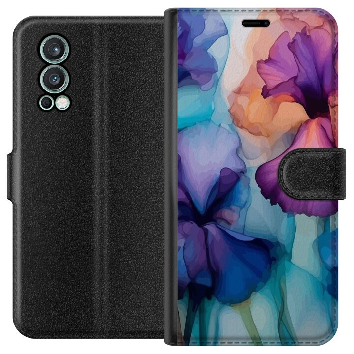 Portemonnee-hoesje voor OnePlus Nord 2 5G met Magische bloemen ontwerp in de groep SMARTPHONE & TABLETS / Mobielbescherming / OnePlus bij TP E-commerce Nordic AB (A57314)