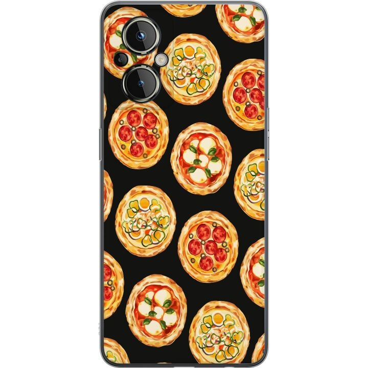 Mobiele hoes voor OnePlus Nord N20 5G met Pizza ontwerp in de groep SMARTPHONE & TABLETS / Mobielbescherming / OnePlus bij TP E-commerce Nordic AB (A57378)