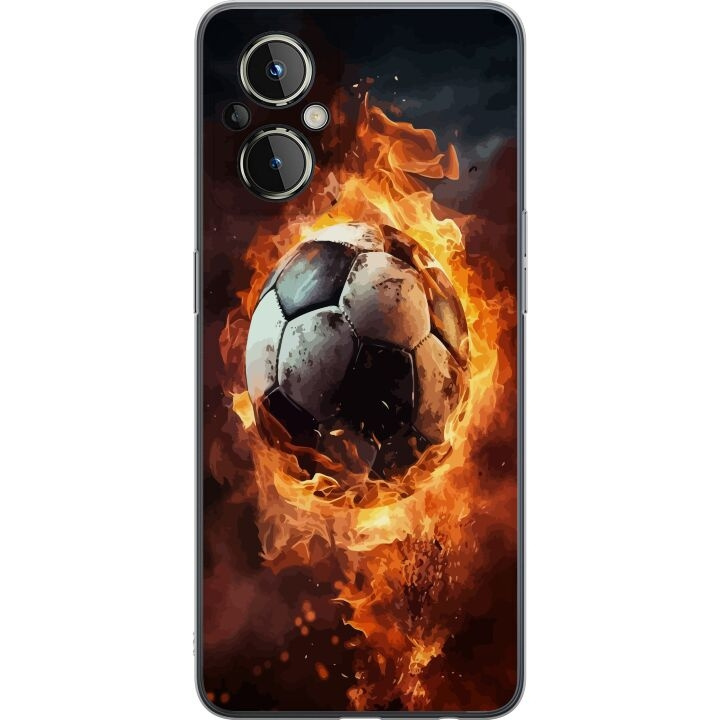 Mobiele hoes voor OnePlus Nord N20 5G met Voetbal ontwerp in de groep SMARTPHONE & TABLETS / Mobielbescherming / OnePlus bij TP E-commerce Nordic AB (A57386)