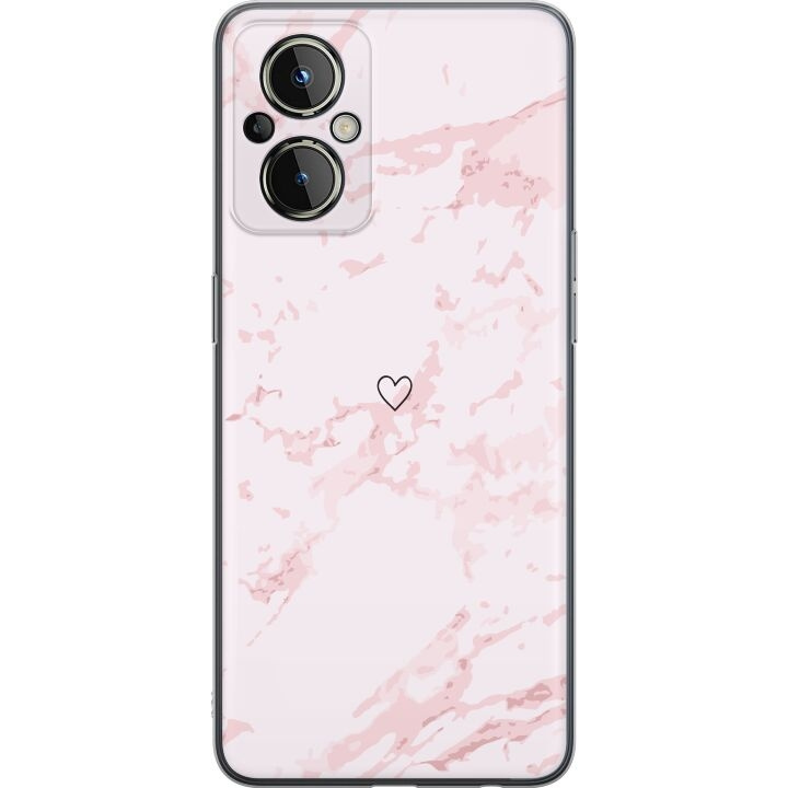 Mobiele hoes voor OnePlus Nord N20 5G met Roze Hart ontwerp in de groep SMARTPHONE & TABLETS / Mobielbescherming / OnePlus bij TP E-commerce Nordic AB (A57388)