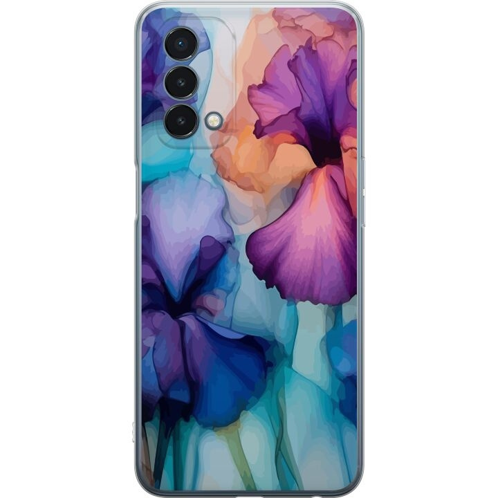 Mobiele hoes voor OnePlus Nord N200 5G met Magische bloemen ontwerp in de groep SMARTPHONE & TABLETS / Mobielbescherming / OnePlus bij TP E-commerce Nordic AB (A57395)