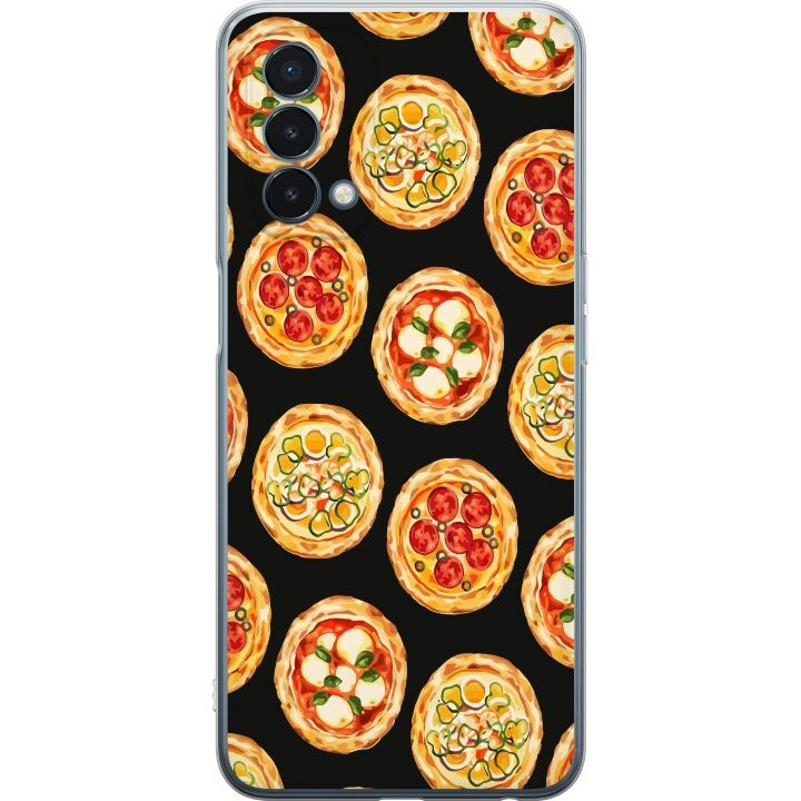 Mobiele hoes voor OnePlus Nord N200 5G met Pizza ontwerp in de groep SMARTPHONE & TABLETS / Mobielbescherming / OnePlus bij TP E-commerce Nordic AB (A57405)