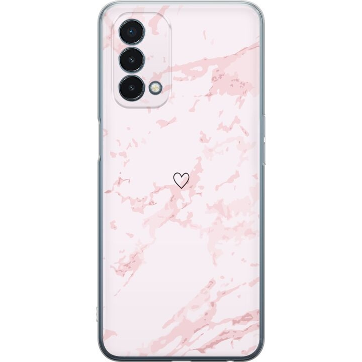 Mobiele hoes voor OnePlus Nord N200 5G met Roze Hart ontwerp in de groep SMARTPHONE & TABLETS / Mobielbescherming / OnePlus bij TP E-commerce Nordic AB (A57415)