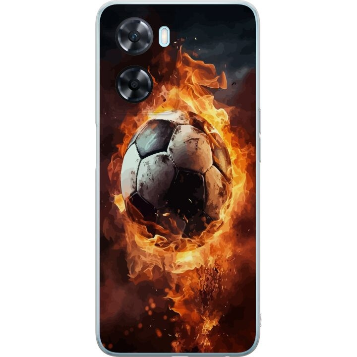 Mobiele hoes voor OnePlus Nord N20 SE met Voetbal ontwerp in de groep SMARTPHONE & TABLETS / Mobielbescherming / OnePlus bij TP E-commerce Nordic AB (A57467)