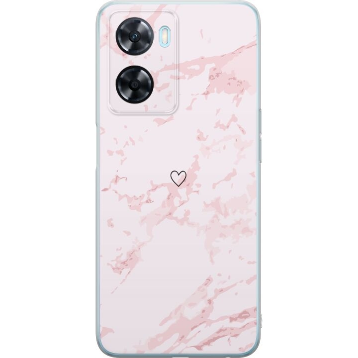 Mobiele hoes voor OnePlus Nord N20 SE met Roze Hart ontwerp in de groep SMARTPHONE & TABLETS / Mobielbescherming / OnePlus bij TP E-commerce Nordic AB (A57469)