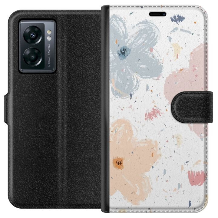 Portemonnee-hoesje voor OnePlus Nord N300 met Bloemen ontwerp in de groep SMARTPHONE & TABLETS / Mobielbescherming / OnePlus bij TP E-commerce Nordic AB (A57512)