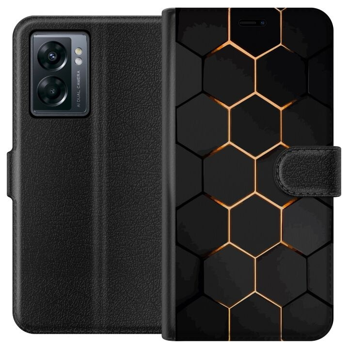 Portemonnee-hoesje voor OnePlus Nord N300 met Luxe Patroon ontwerp in de groep SMARTPHONE & TABLETS / Mobielbescherming / OnePlus bij TP E-commerce Nordic AB (A57525)