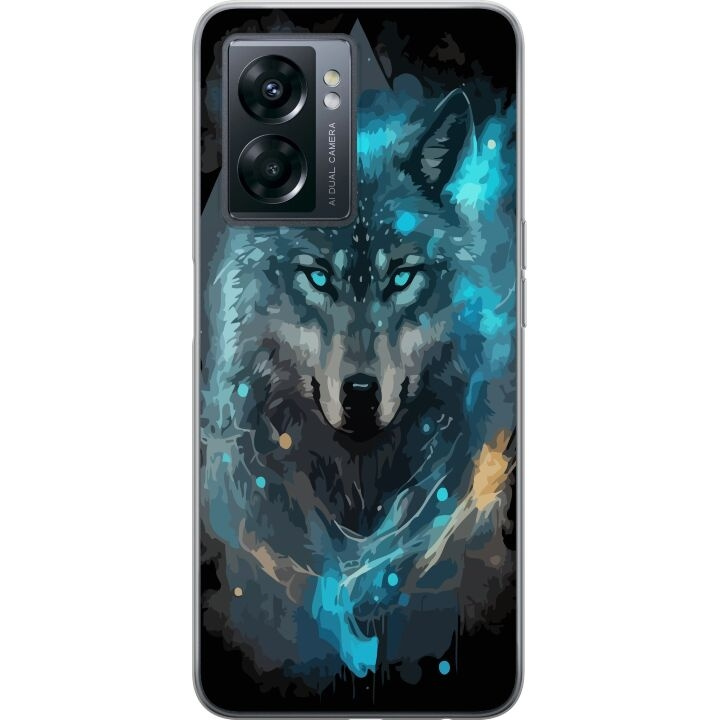 Mobiele hoes voor OnePlus Nord N300 met Wolf ontwerp in de groep SMARTPHONE & TABLETS / Mobielbescherming / OnePlus bij TP E-commerce Nordic AB (A57532)