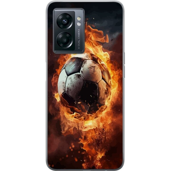 Mobiele hoes voor OnePlus Nord N300 met Voetbal ontwerp in de groep SMARTPHONE & TABLETS / Mobielbescherming / OnePlus bij TP E-commerce Nordic AB (A57548)