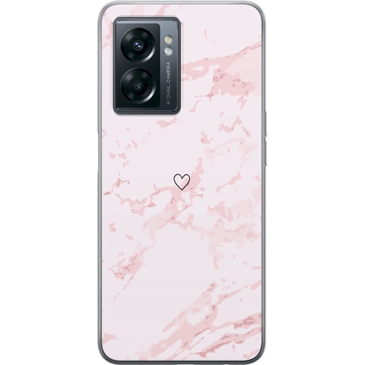 Mobiele hoes voor OnePlus Nord N300 met Roze Hart ontwerp in de groep SMARTPHONE & TABLETS / Mobielbescherming / OnePlus bij TP E-commerce Nordic AB (A57550)