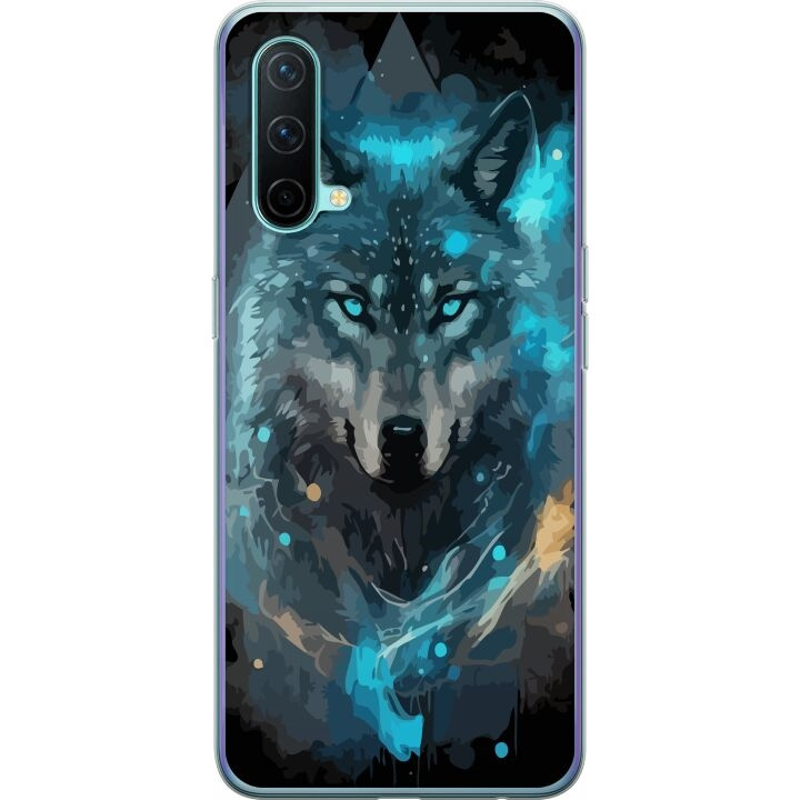 Mobiele hoes voor OnePlus Nord CE 5G met Wolf ontwerp in de groep SMARTPHONE & TABLETS / Mobielbescherming / OnePlus bij TP E-commerce Nordic AB (A57586)