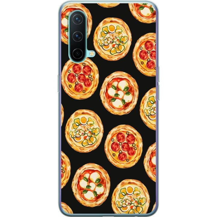 Mobiele hoes voor OnePlus Nord CE 5G met Pizza ontwerp in de groep SMARTPHONE & TABLETS / Mobielbescherming / OnePlus bij TP E-commerce Nordic AB (A57594)